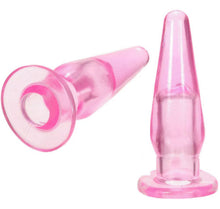 Load image into Gallery viewer, Mini Butt Plug - Finger Hole - Small Beginners Slim Anal Dildo Adult Sex Toy