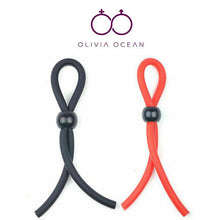 Load image into Gallery viewer, Silicone Adjustable Cock Ring Delay Ejaculation Penis Ring Sex Toys For Men