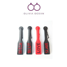 Load image into Gallery viewer, Faux Leather Spanking Paddle Spanker Flogger Whip Cane Adult Sex Cosplay Toys