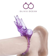 Load image into Gallery viewer, Mens Vibrating Cock Ring Vibrator With Batteries Impotence Delay Aid Stimulator FIRE