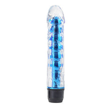Load image into Gallery viewer, Vibrating Jelly Multi-Speed Vibrator-Dildo Sex Toy 5 inch FREE BATTERIES
