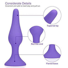 Load image into Gallery viewer, XL Butt Plug Anal Beads Rubber Sex Toy Male Masturbation Prostate Massager