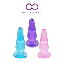 Load image into Gallery viewer, Mini Butt Plug - Finger Hole - Small Beginners Slim Anal Dildo Adult Sex Toy