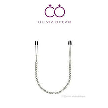 Load image into Gallery viewer, Nipple clamps Metal Darker At My Mercy Beaded Nipple Clamps Bondage Beads