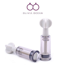 Load image into Gallery viewer, Twin Pack Nipple Enlarger Suckers Suction Pumps Twist Rotary