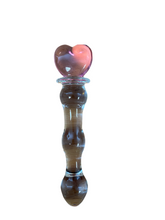 Load image into Gallery viewer, Glass Heart Dildo