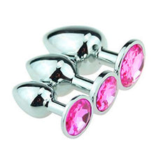 Load image into Gallery viewer, Luxury Diamond Butt Plugs Set of 3 small, medium, large