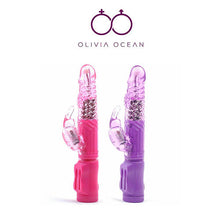 Load image into Gallery viewer, Vibrating Rampant Rabbit Vibrator 8.6" G Spot Clitoral Dildo Adult Sex Toy