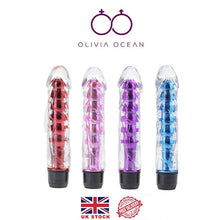 Load image into Gallery viewer, Vibrating Jelly Multi-Speed Vibrator-Dildo Sex Toy 5 inch FREE BATTERIES