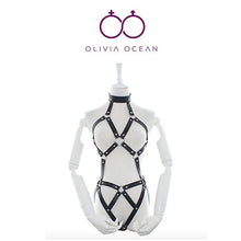 Load image into Gallery viewer, Sexy Leather Body Harness Restraint Fetish Costume Bondage unisex