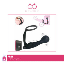 Load image into Gallery viewer, Vibrating Prostate Massager Vibrator-Dildo Male Sex Toy Anal beads plug