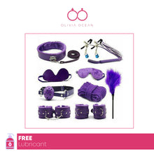 Load image into Gallery viewer, 10 piece Bondage Kit (Purple)