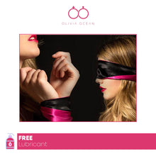 Load image into Gallery viewer, Sexy Blindfold Silk Eye Mask Or Wrist Restraints Bondage Play Adult Sex Toys