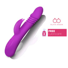 Load image into Gallery viewer, Powerful Thrusting Rampant Rabbit Vibrator Dildo Sex Toy Rechargeable Waterproof