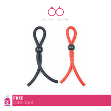 Load image into Gallery viewer, Silicone Adjustable Cock Ring Delay Ejaculation Penis Ring Sex Toys For Men