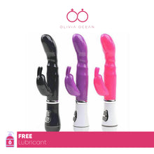 Load image into Gallery viewer, Vibrating Multi 12 Speed Rabbit Vibrator G Spot Clitoral Dildo Adult Sex Toy