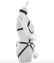 Load image into Gallery viewer, Sexy Leather Body Harness Restraint Fetish Costume Bondage unisex