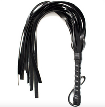 Load image into Gallery viewer, Leather Flogger Whip Tickler Role Play Prop Hen Party Fancy Costume Sex Toy UK Seller - DISCREET Next Working Day Delivery Options Availlable