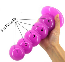 Load image into Gallery viewer, Large Butt Plug Dildo Huge Unisex Anal Dildo Sex Toy Suction Cup Ribbed G-Spot