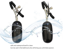 Load image into Gallery viewer, Vibrating Mult Speed Nipple clamps Bondage Sex toy for Him&Her