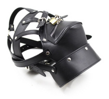 Load image into Gallery viewer, Bondage Lockable Gimp Mask