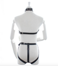 Load image into Gallery viewer, Sexy Leather Body Harness Restraint Fetish Costume Bondage unisex