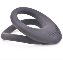 Load image into Gallery viewer, Dual Cock & Ball Penis Ring Male Adult Sex Toy Silicone Stay Hard Ring