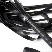 Load image into Gallery viewer, Leather Flogger Whip Tickler Role Play Prop Hen Party Fancy Costume Sex Toy UK Seller - DISCREET Next Working Day Delivery Options Availlable