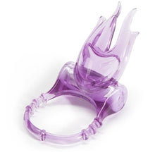 Load image into Gallery viewer, Mens Vibrating Cock Ring Vibrator With Batteries Impotence Delay Aid Stimulator FIRE