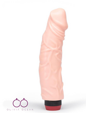 Load image into Gallery viewer, Vibrating Dildo Big Man Large 8.5" & 5cm Thick Realistic Multi Speed Sex Toy