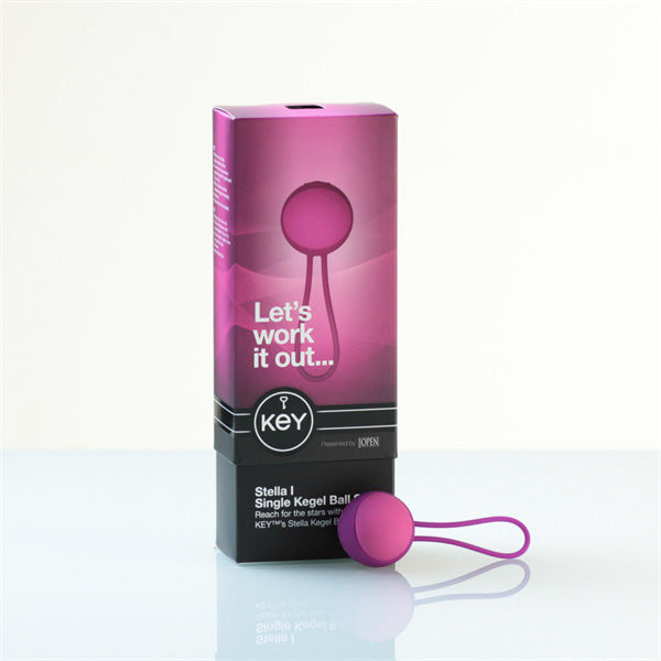 Key by Jopen Stella I Single Kegel Ball Set - Raspberry Pink