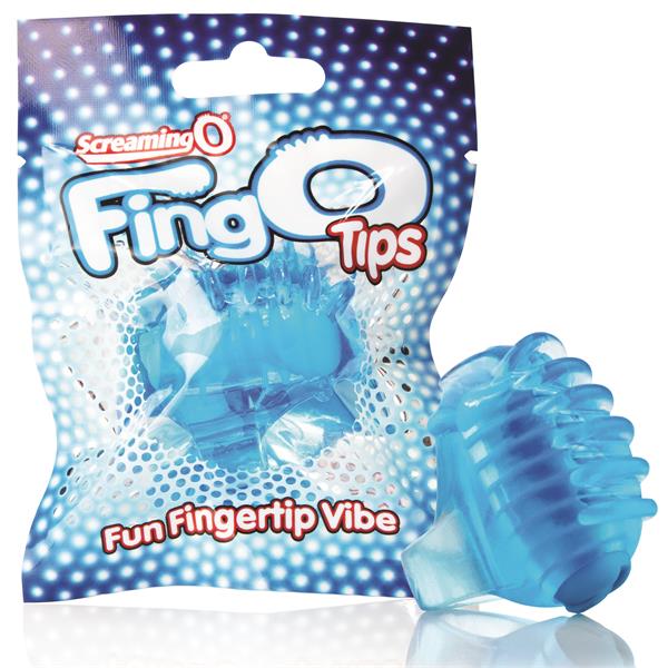Screaming O FingO Tips - Blue