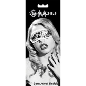 S&M Satin Blindfold - Animal