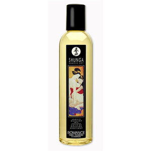 Shunga Massage Oil Romance (Strawberry Wine)