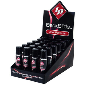 Full Display of ID Backslide Flip Cap Bottle 1 floz - (24)