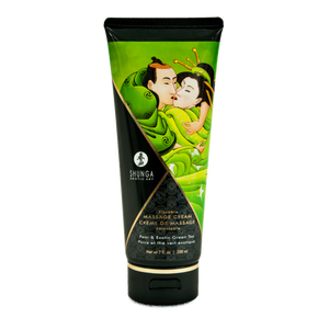 Shunga Kissable Massage Creams 200ml/7fl.oz - Pear & Exotic Green Tea