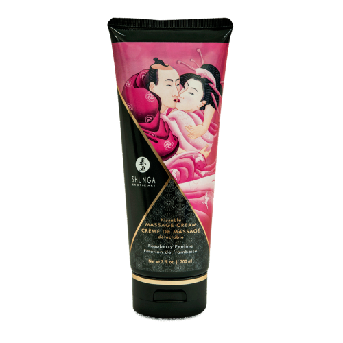 Shunga Kissable Massage Creams 200ml/7fl.oz - Raspberry Feeling