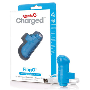 Screaming O Charged FingO Mini Vibe - Blue
