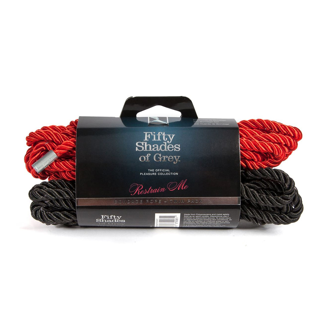 Fifty Shades of Grey Restrain Me Bondage Rope Twin Pack