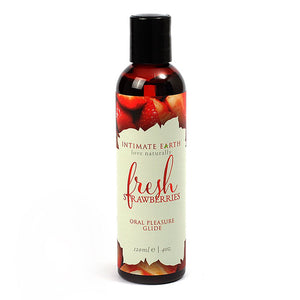 Intimate Earth Flavoured Lube - Fresh Strawberries 120ml