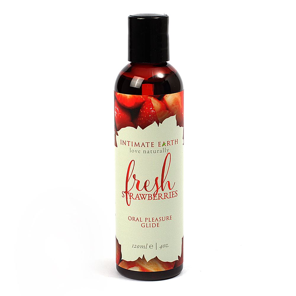 Intimate Earth Flavoured Lube - Fresh Strawberries 120ml