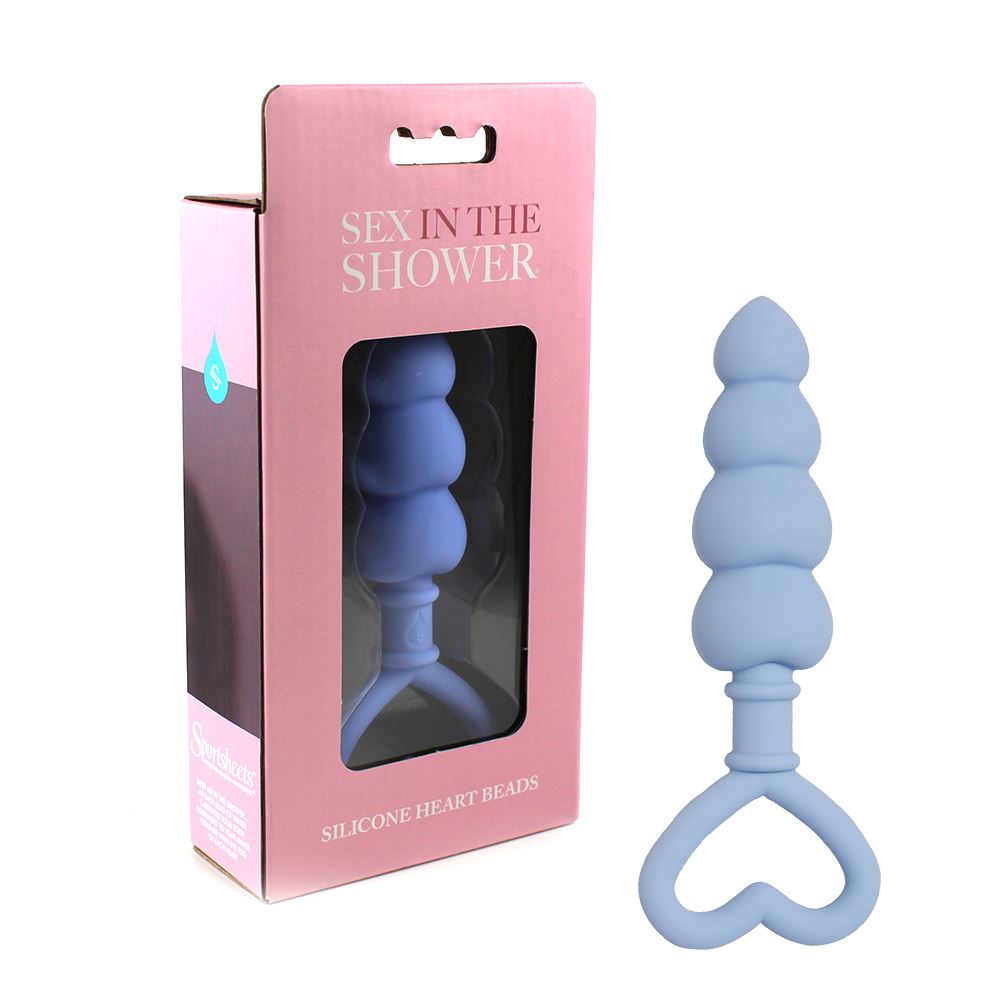 SITS Silicone Heart Anal Beads