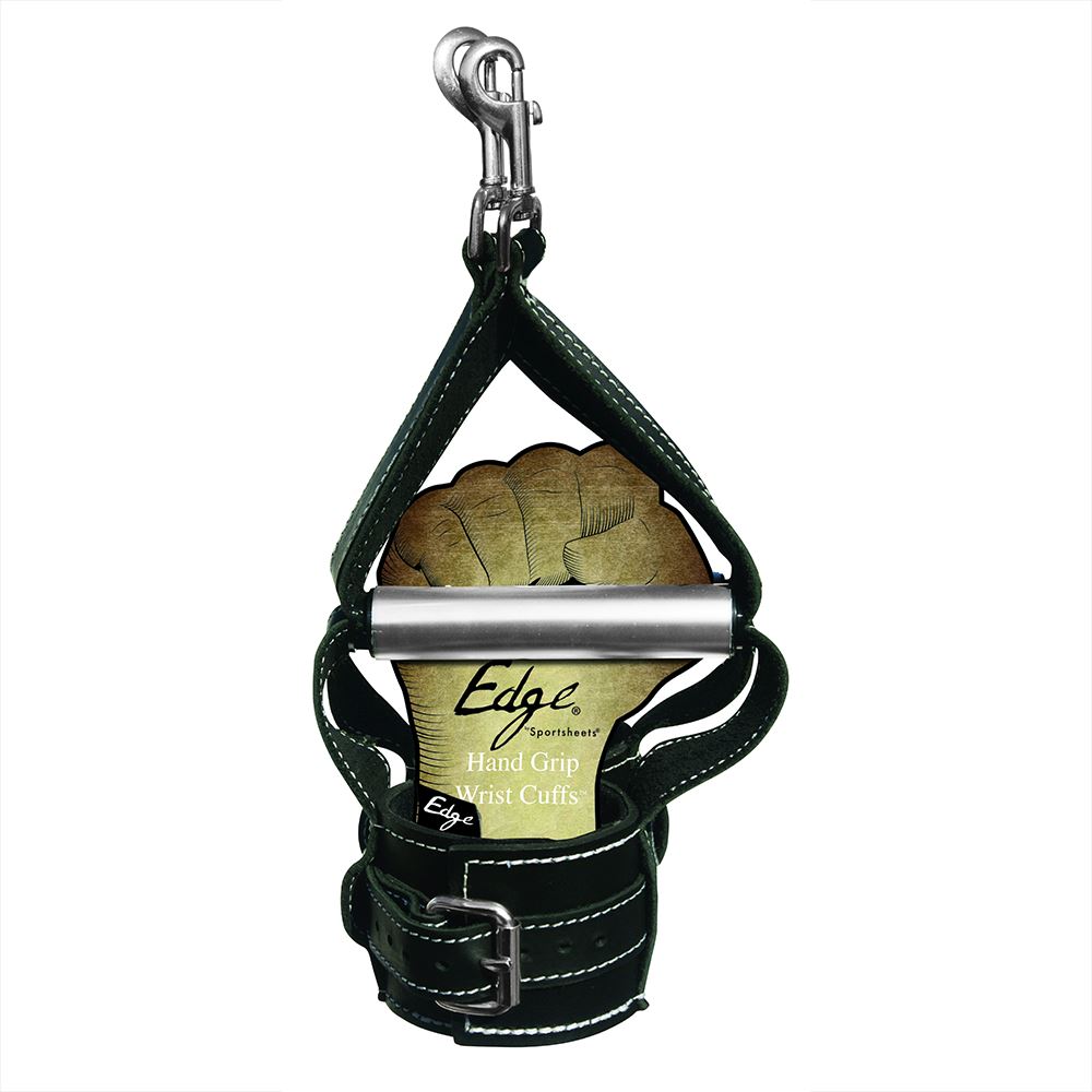 Edge Leather Hand Grip Wrist Cuffs