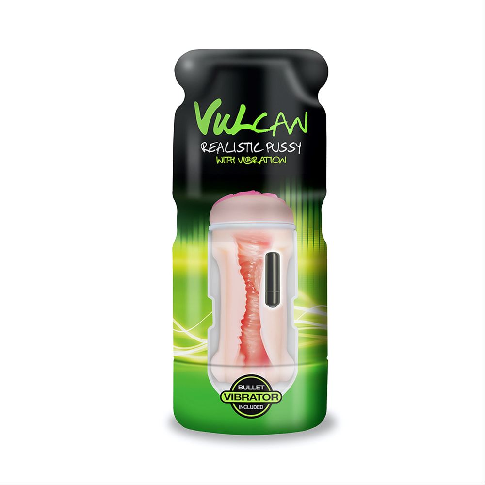 Cyber Skin - Vulcan Realistic Pussy w/Vibration - Cream
