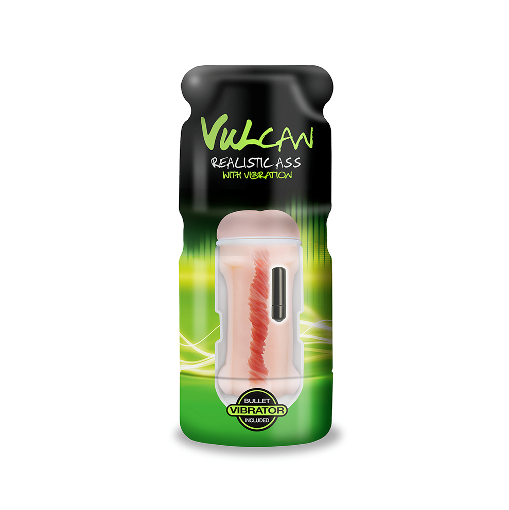 Cyber Skin - Vulcan Realistic Ass w/Vibration - Cream