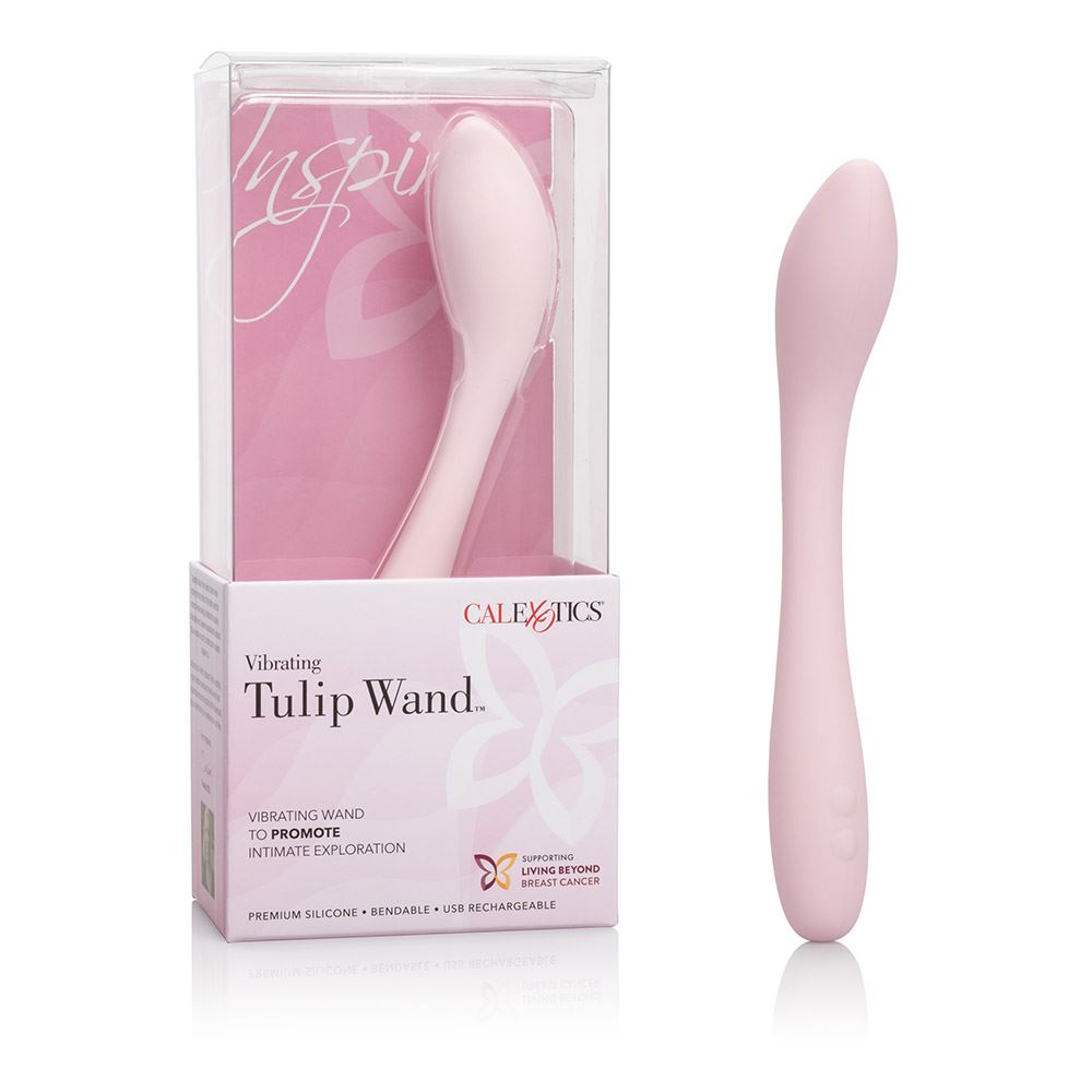 Inspire Vibrating Tulip Wand - Pink