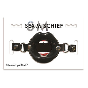 S&M Silicone Lips Black