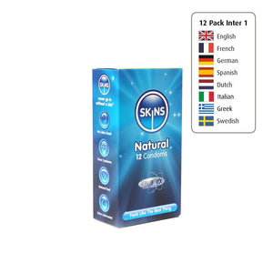 Skins Condoms Natural 12 Pack International 1