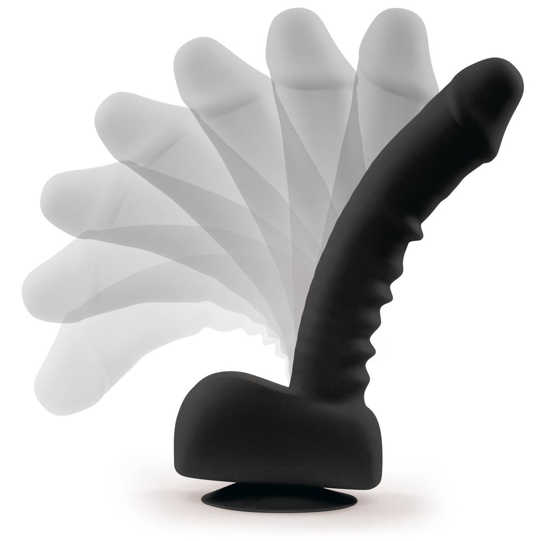 Uprize Remote Control Rising 8 Inch Vibrating Realistic Dildo Black