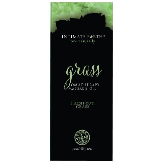 Intimate Earth Massage Oil 30ml/1 oz Foil - Grass